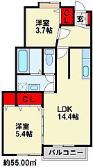 物件の間取り