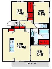 物件の間取り