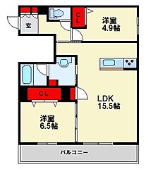 物件の間取り
