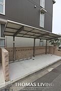 駐輪場。