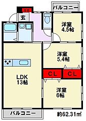 物件の間取り