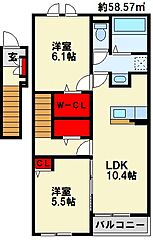 物件の間取り
