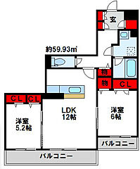 物件の間取り