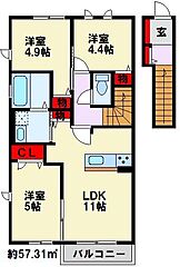 物件の間取り