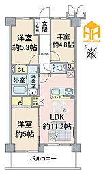 間取図画像 3LDK
