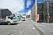 全12区画の分譲地。現在順調に工事中です。