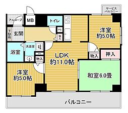間取図画像 3LDK