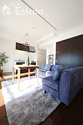 名古屋市営鶴舞線 鶴舞駅 徒歩8分の賃貸マンション 4階1LDKのリビング/ダイニング