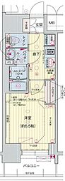 プレサンス広小路通葵 1Kの間取図画像