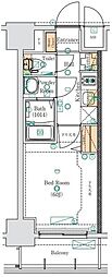 MAXIV大須観音 1Kの間取図画像