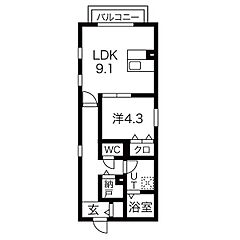 物件の間取り
