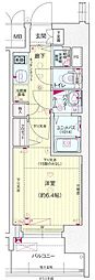 プレサンス錦ラウム 1Kの間取図画像