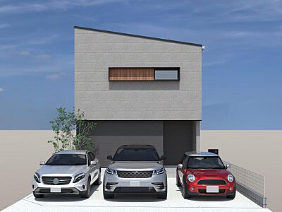 外観：自分らしいお家を建てませんか。ワンランク上の住み心地をテーマに、お客様のご希望を叶えます。