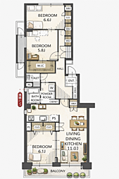 間取図画像 3LDK