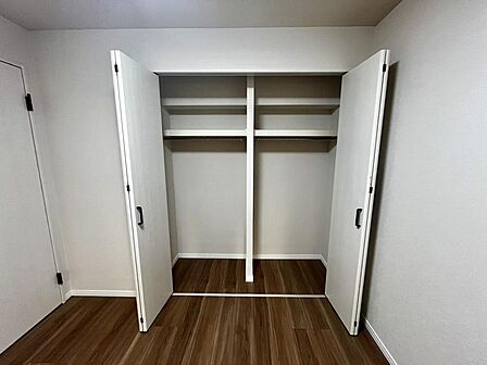 お部屋を広く使える収納設計。収納力も魅力のひとつです。