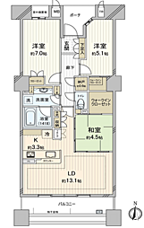 間取図画像 3LDK