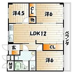 間取図画像 3LDK