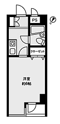 MAC平山城址公園コート 1Kの間取図画像