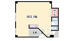 ツムギビル ワンルームの間取図画像