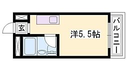 サンワプラザ福崎 ワンルームの間取図画像