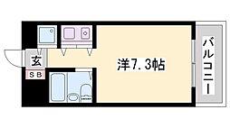 クリーンピア南大路時計台 1Kの間取図画像