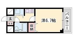 ブレス宝祥 1Kの間取図画像