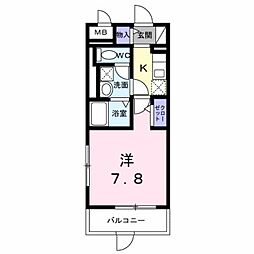 間取図画像 1K