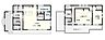 間取り：4980万円、2LDK+3S（納戸）、土地面積260.98m2、建物面積127.39m2 ２階建て間取図