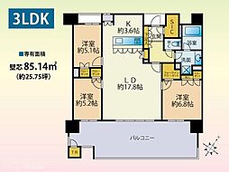 間取図画像 3LDK