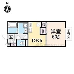 タウンコート大森 1DKの間取図画像