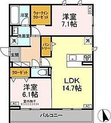 物件の間取り