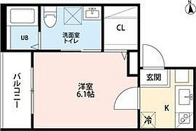 アークソレイユ山王 203 ｜ 愛知県名古屋市中川区柳島町１丁目（賃貸アパート1K・2階・22.40㎡） その2