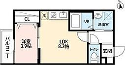 ARPEGGIO 1LDKの間取図画像