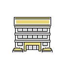 役所「名古屋市中川区役所まで1469m」