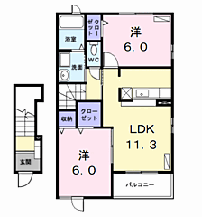 物件の間取り