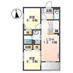 物件の間取り