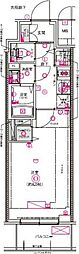 CREST TAPP名古屋山王 1Kの間取図画像