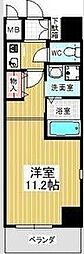サウス名駅 1Kの間取図画像