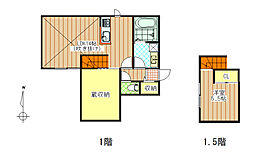 アイタスカ 1SLDKの間取図画像