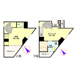 コスモポリタン 1DKの間取図画像