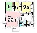 三国ケ丘グリーンハイツ3階2,280万円
