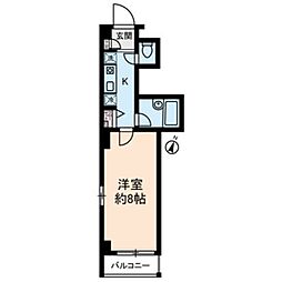 CampNou.ST 1Kの間取図画像