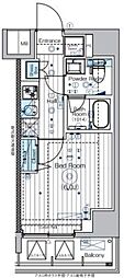 MAXIV横浜吉野町TRE 1Kの間取図画像