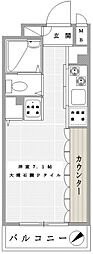 PRESAGEYOKOHAMA ワンルームの間取図画像