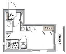間取図画像 ワンルーム