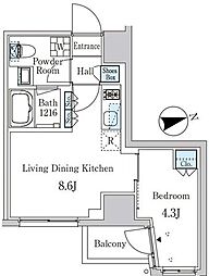 間取図画像 1LDK