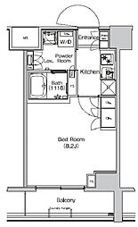 プラウドフラット外神田 1Kの間取図画像