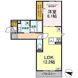 OGI 1LDKの間取図画像