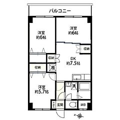 物件の間取り