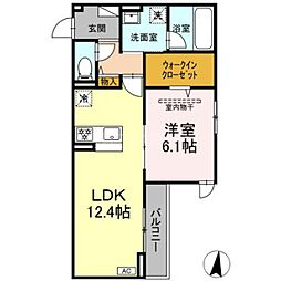 間取図画像 1LDK